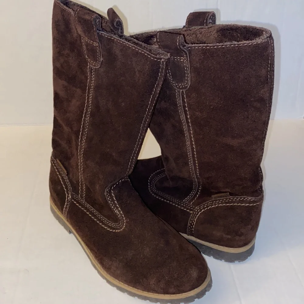 Khombu Copley Brown Suede Winter Boots